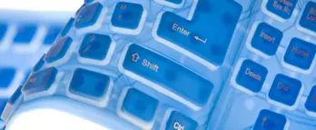 rollup keyboard - a type of portable computer keyboard