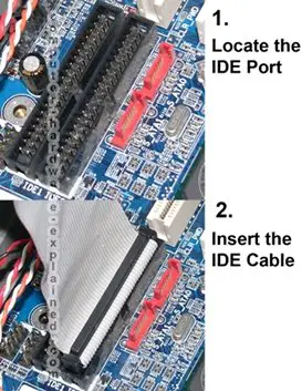 installing the ide cable